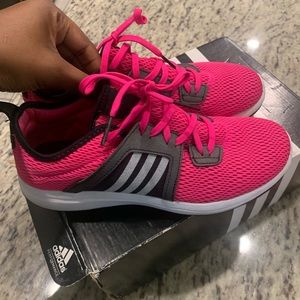 Pink adidas sneakers